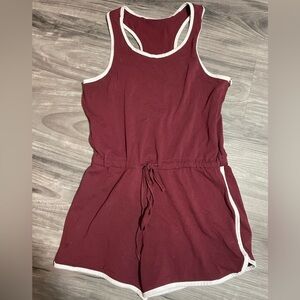 Women’s medium maroon jumpsuit